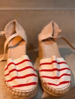 Keil Sandalette rot weiß H&M 39 Saarbrücken-Mitte - Alt-Saarbrücken Vorschau