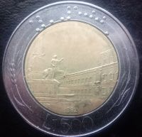500 Lira / Lire Münze - Prägedatum 1982 Niedersachsen - Bissendorf Vorschau