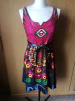 Desigual Kleid dunkelblau pink grün gelb mit Pailletten Gr.XS Bayern - Ebermannstadt Vorschau