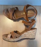Keilabsatz Sandalen Wildleder Frankfurt am Main - Innenstadt Vorschau