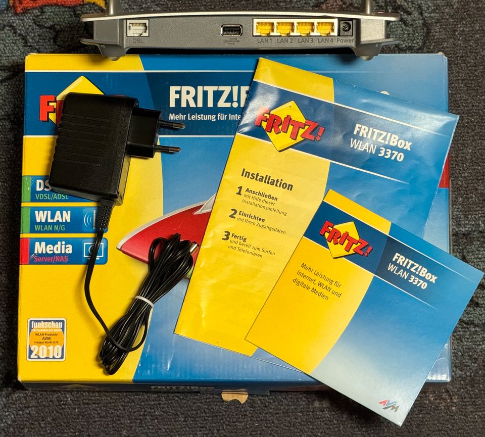 FritzBox 3370 - DSL-WLAN-Router in Grefrath