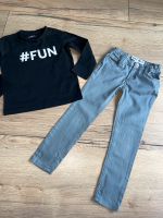 Primark coole Skinny Jeans grau & Shirt RESERVED in 116 Nordrhein-Westfalen - Hennef (Sieg) Vorschau
