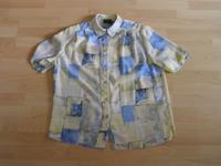 Damen Bluse kurzarm Canda gelb blau Gr. 44 Niedersachsen - Weyhe Vorschau