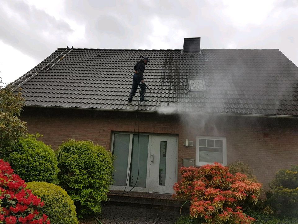 Dachreinigung + Beschichtung Fa. Adler in Fredenbeck