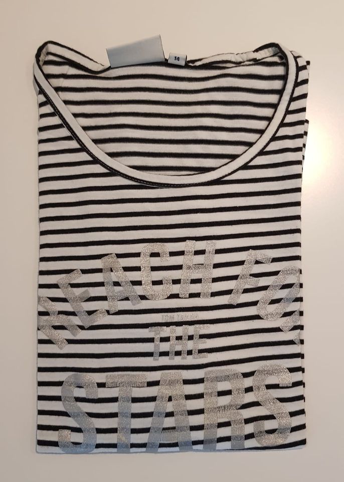 Langarm-Shirt mit coolen Details, Mädchen, Tom Tailor, Größe 164 in Ottensoos