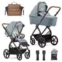 Gesslein FX4 Swing - 2in1 Kinderwagen-Set - Design 259259 - inkl. Panorama Lyx Babywanne + Sportsitz Swing + Wickeltasche + Zubehör - NEU Hessen - Fulda Vorschau