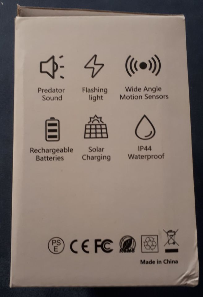 Animal Repeller - Katzenschreck - Tiervertreiber - Solar in Grevenbroich