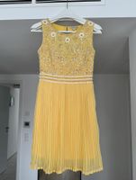 Cocktailkleid gelb mit weißen Paillette Gr. 36 Leipzig - Knautkleeberg-Knauthain Vorschau