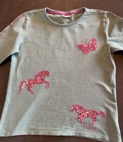 Langarm-Shirt, S.Oliver, 128/134, Türkis/pink Nordrhein-Westfalen - Rheda-Wiedenbrück Vorschau