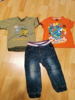 Gr. 86 Kinder Jungen Set Jeans Hose & 2 Tshirts Spongebob Chemnitz - Kappel Vorschau