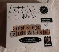 Letter Blocks, Holzwürfel, Buchstaben, DIY, Ovp Bayern - Glattbach Unterfr. Vorschau