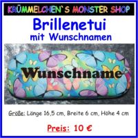 buntes Brillenetui - Brillen Box - personalisiert ⭐ Wunschname ⭐ Saarland - Riegelsberg Vorschau