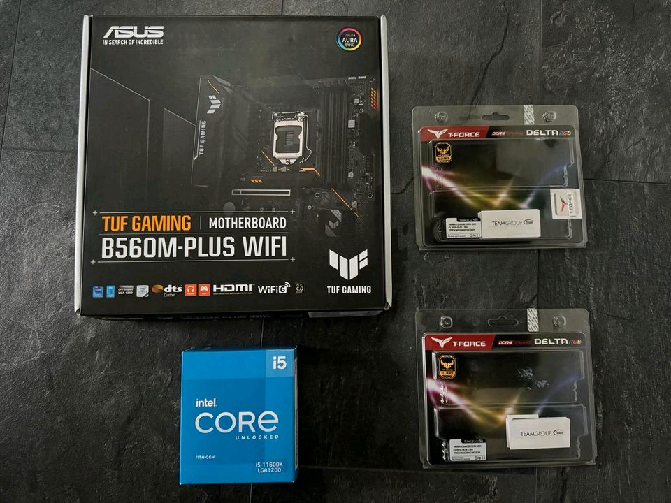 Mainboard ASUS TUF B560M-Plus 32 GB RAM i5 11600K !!!! in Gladbeck