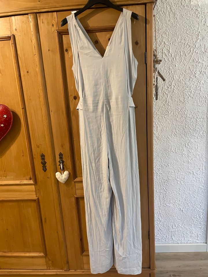 Zara Jumpsuit Gr. XS, S, edel, silbergrau ❤️ Anzug in Asbach