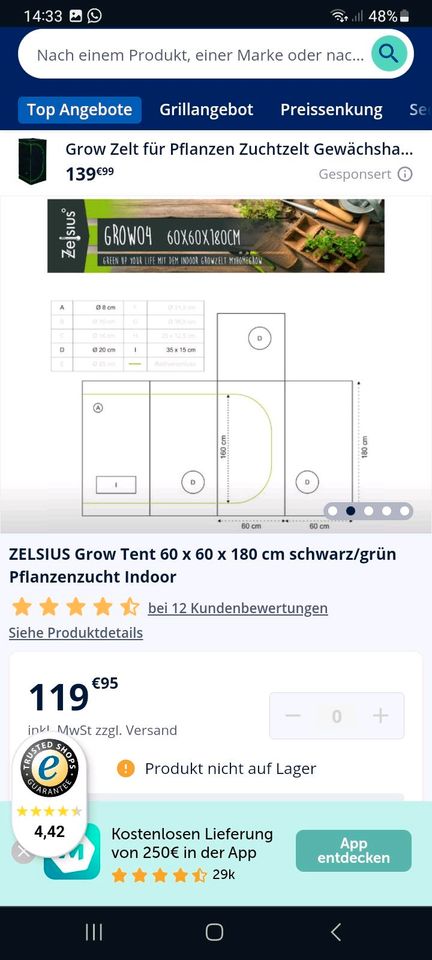 Grow Zelt / Grow Box in Hamburg
