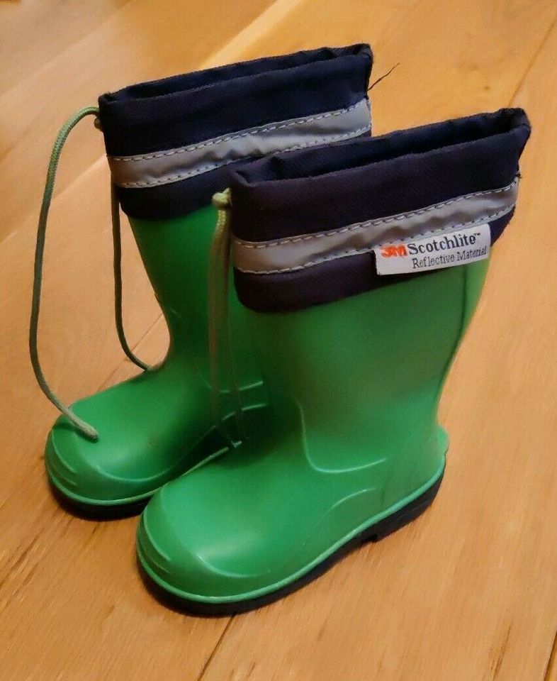 Gummistiefel grün 22 Scotchlite 3M in Stralsund