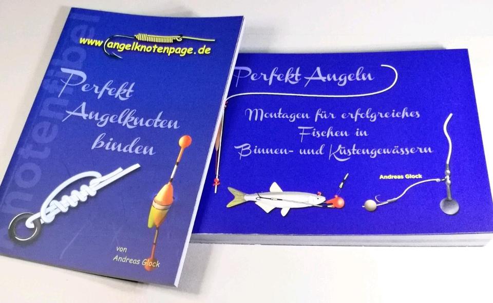 Angeln 2 Taschenbücher MONTAGEN + ANGELKNOTEN Bauanleitungen NEU in Geesthacht