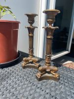 Zwei Empire Kerzenleuchter  Bronze nummeriert Antik Nachlass Eimsbüttel - Hamburg Eidelstedt Vorschau