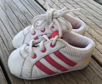 Adidas Mädchen Krabbelschuhe Gr. 19 weiß rosa weich Schleswig-Holstein - Schönkirchen Vorschau