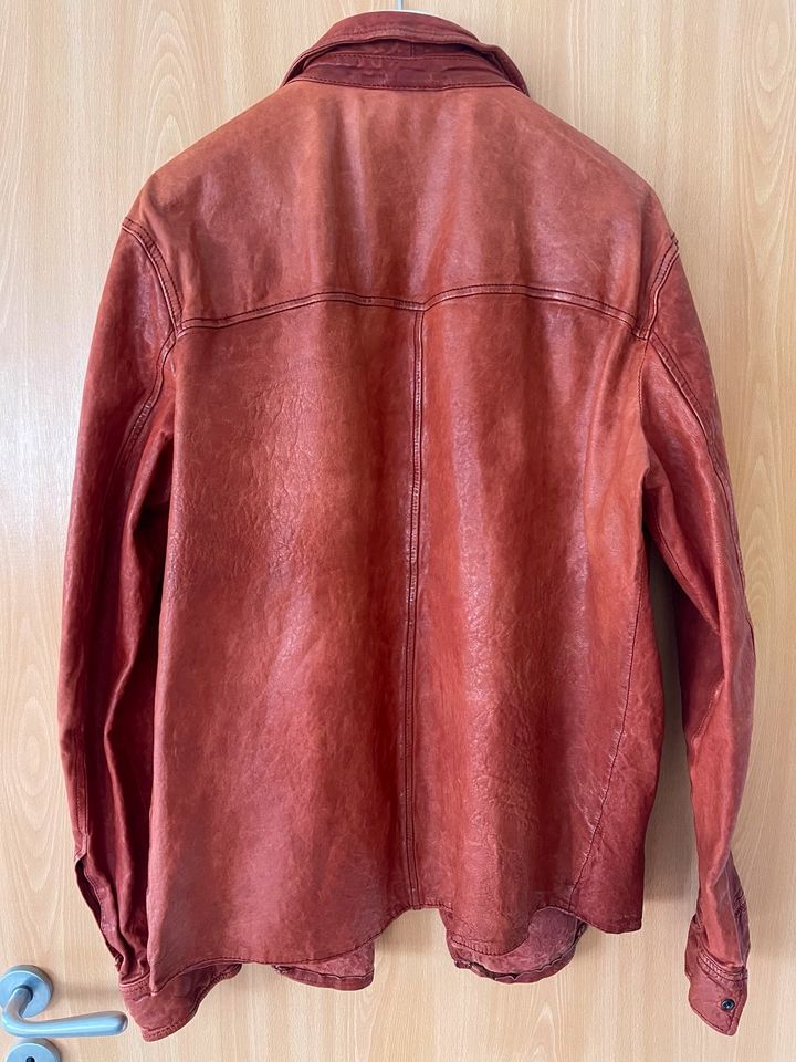 True Religion Gr.L Jacke Hemd 100%Schafsleder NP 1500€ in Leimen