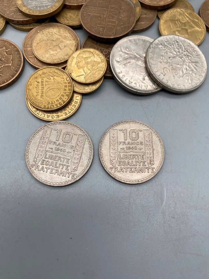 KONVOLUT RIESIGER POSTEN FRANZÖSISCHE FRANCS 5KG MÜNZEN 1940- 200 in Berlin