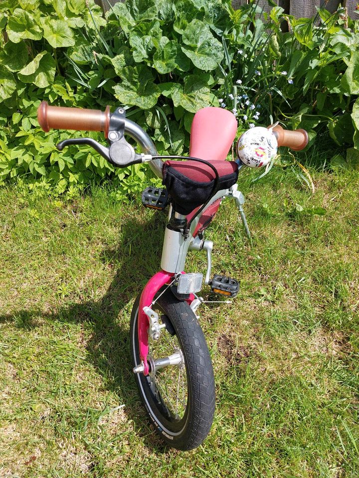 BMW 14 zoll Kinderfahrrad Kids bike Laufrad umbaubar in Kritzmow