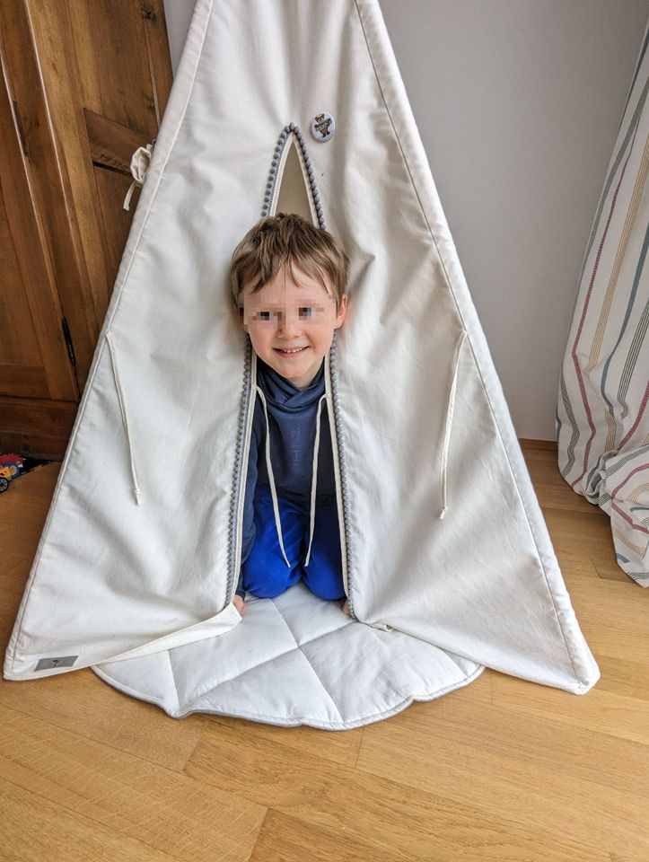 Tipi-Zelt für Kinder aus Baumwolle in München