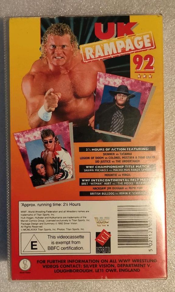 WWF VHS Kassetten - WWE Wrestling Video in Schwarzenberg (Erzgebirge)