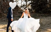 Brautkleid Hochzeitskleid Rebecca Ingram A-Linie zart leicht Hessen - Wiesbaden Vorschau