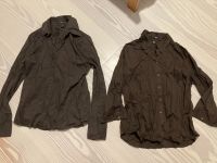 2 H&M Blusen braun Gr. 44 & 46 Hessen - Biedenkopf Vorschau