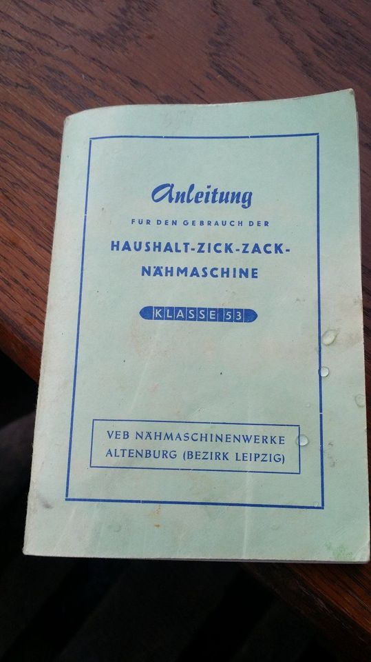 DDR Nähmaschinenschrank in Luckenwalde