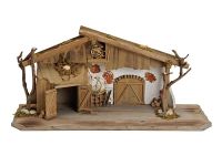 Krippenstall Krippe Holz Weihnachtskrippe Stall Haus Deko 60 cm Nordrhein-Westfalen - Reken Vorschau