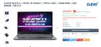 CLEVO NL51LU | INTEL i5-1035G1 | INTEL UHD | 16GB RAM | SSD 500GB Nordrhein-Westfalen - Korschenbroich Vorschau