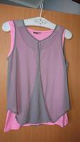 STREET ONE 2 Layer Top doppellagig M 38 rosa pink grau! Sachsen - Roßwein Vorschau