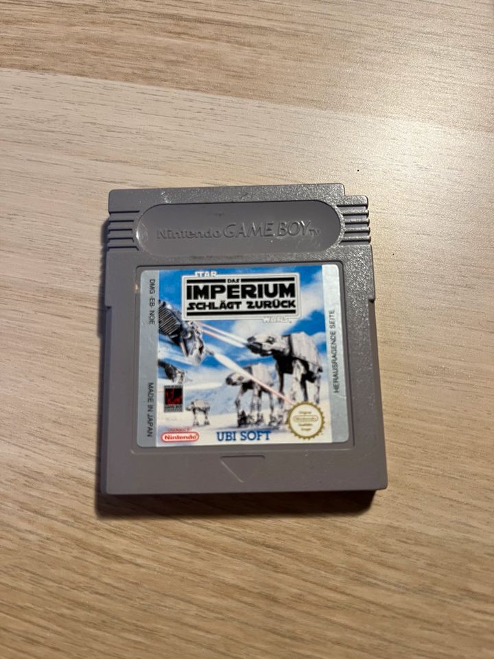 Star Wars das Imperium schlägt zurück Game Boy spiel in Darmstadt