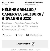 Elbphilharmonie Hélène Grimaud, 4 Karten,  12.06.24 Altona - Hamburg Blankenese Vorschau