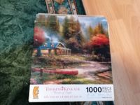 1000 Teile Puzzle Kinkade Cottage USA Hessen - Friedberg (Hessen) Vorschau