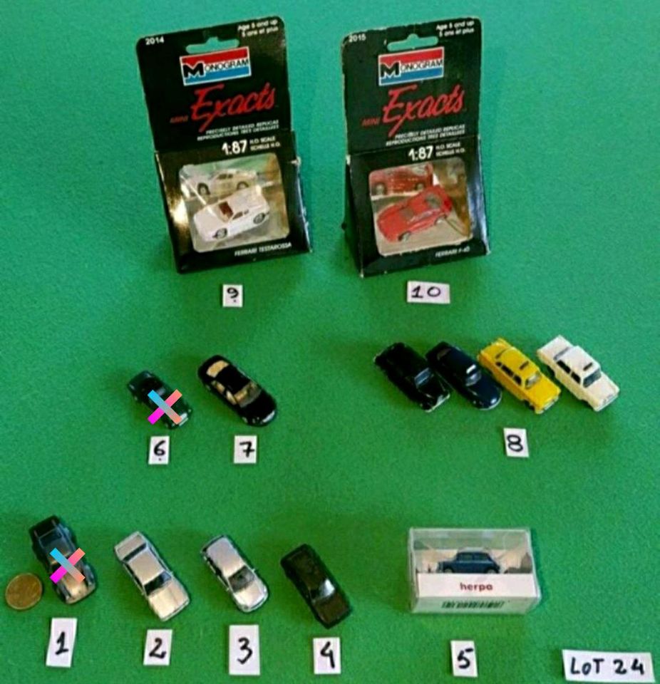 Mini Autos Sammler-Modelle HERPA, WIKING, etc Paket 24 in Monschau