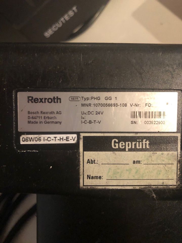 Rexroth Bedienteil MNR GG1  1070056693-108 in Wertheim