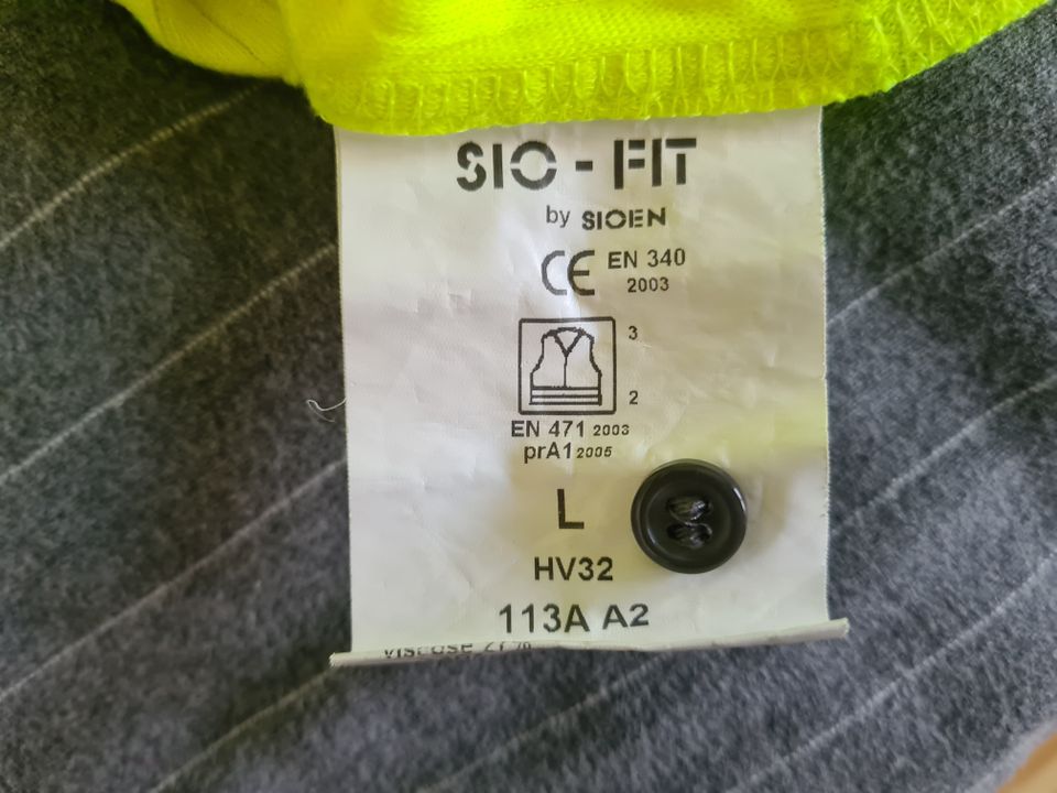 Sioen Warnschutz Polo Fahrrad Langarm Shirt SIO-FIT in Brilon