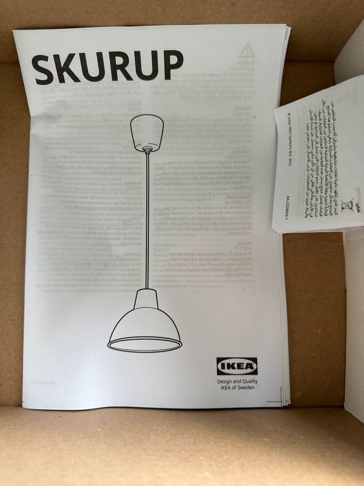 IKEA Lampe SKURUP *neu* in Wörth am Rhein