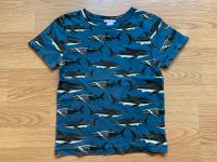 H&M T-Shirt blau meliert Wal 122 128 Niedersachsen - Hattorf am Harz Vorschau