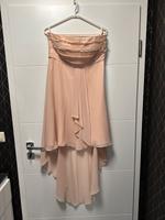 Kleid festlich rosé Pastell neu trägerlos Gr M Sachsen - Großenhain Vorschau