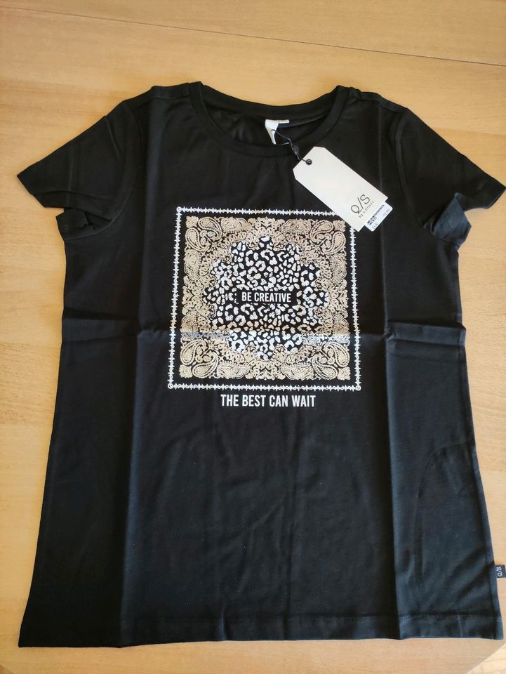 S.Oliver Damen T-Shirt, Gr M, Neu in Vöhl