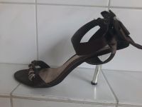 Riemchen Sandalette HIGH HEELS  Gr.40 Metallabsatz, mit Steinchen Nordrhein-Westfalen - Marl Vorschau