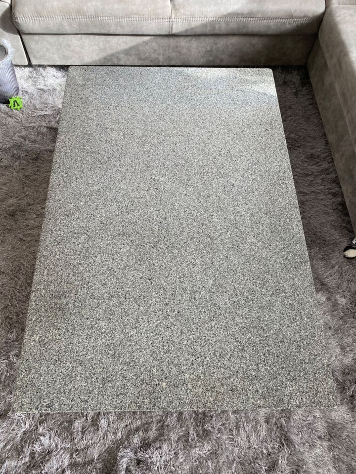 Couchtisch Granit granitplatte 118x78x 44cm grau silber in Dresden