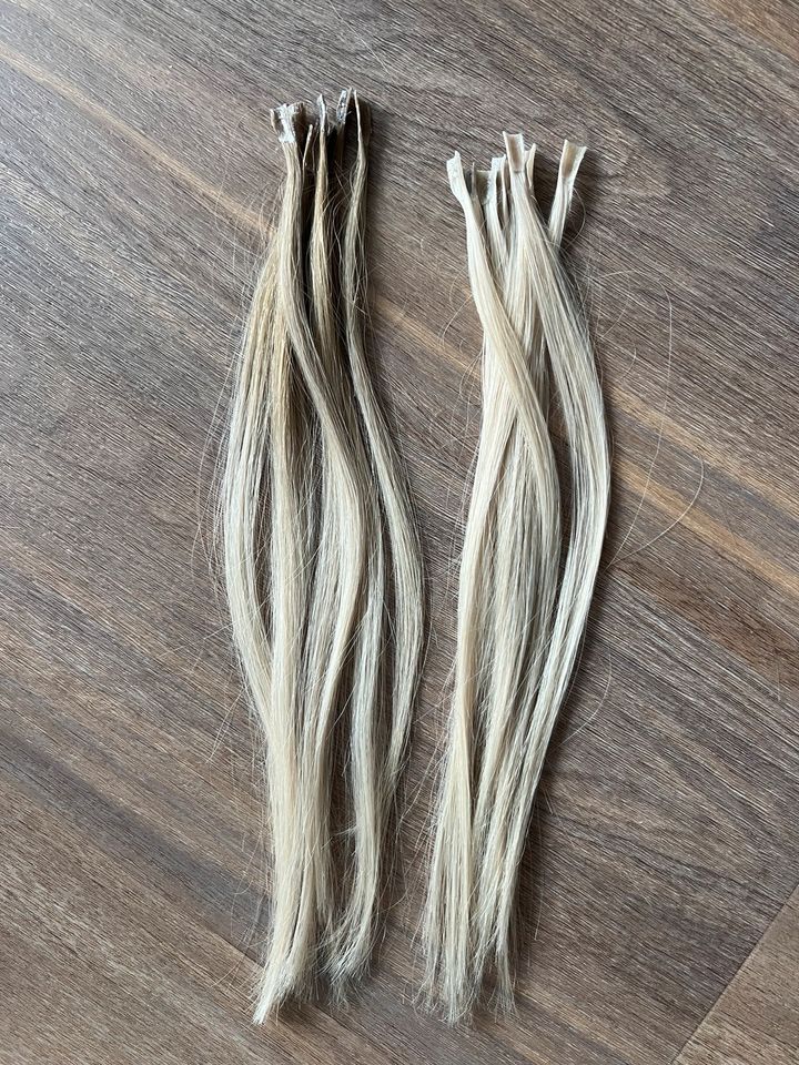 Bondings balayage blond dunkelblond Haarverlängerung Haare in Dresden