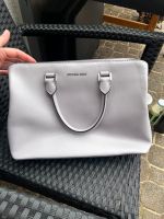 Michael Kors Tasche Staublila grau saffiano Leder Bayern - Gilching Vorschau