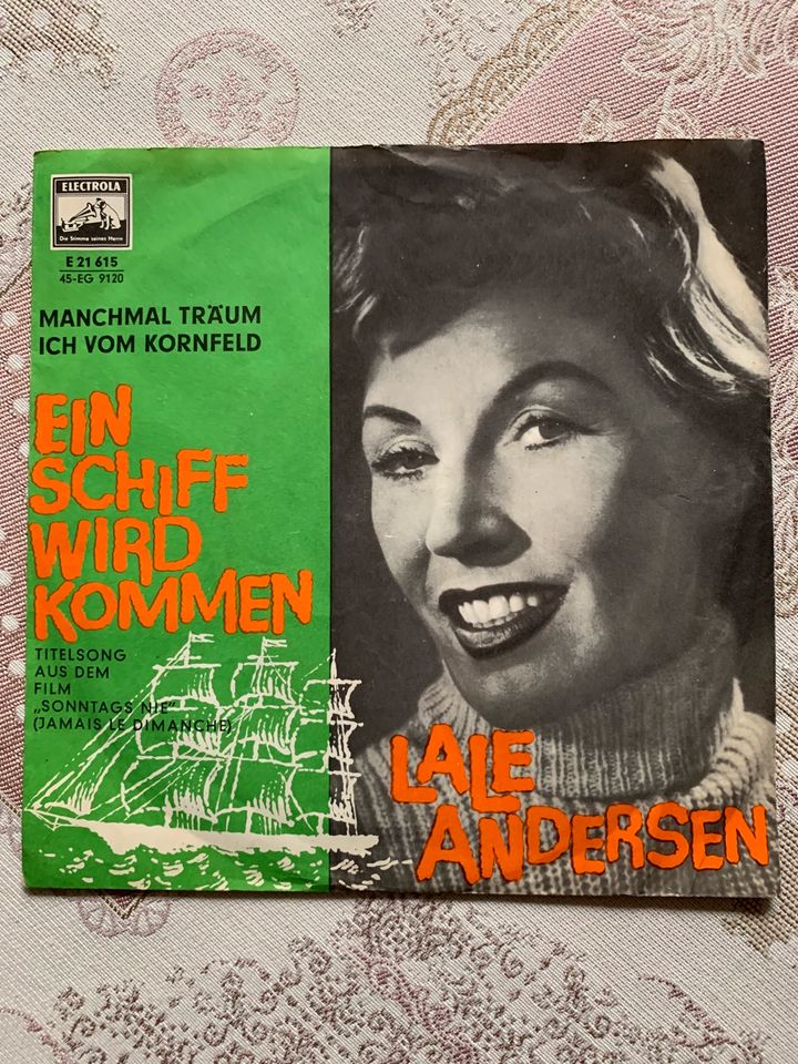 Lale Andersen - Ein Schiff wird kommen 7" Single D 1960 in Frankfurt am Main