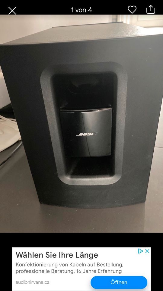 BOSE Sound System mit Receiver Bass-Box und Lautsprechern in Rosbach (v d Höhe)